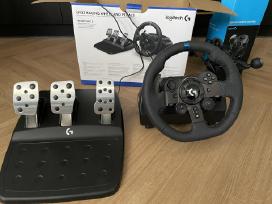 Parduodamas puikios bukles Vairas Logitech g923