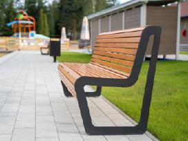 Ilgaamžiai suolai parkams, skverams ir kiemams