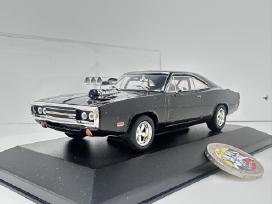 Dodge Charger R/t 1970 Dominic Toretto juoda 1:43