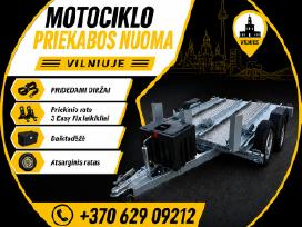 Motociklų priekabos nuoma, moto nuoma Vilnius