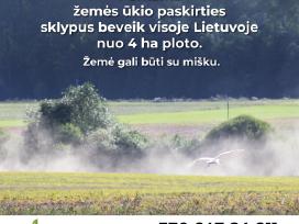 Perkame Žemės Sklypus Beveik Visoje Lietuvoje