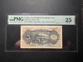 1940m. Latvia 5 Lati