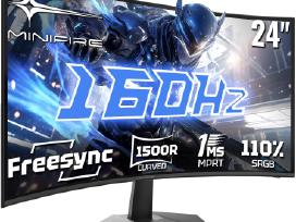 Naujas Lenktas 24" (160hz) Fhd 1 ms Gaming