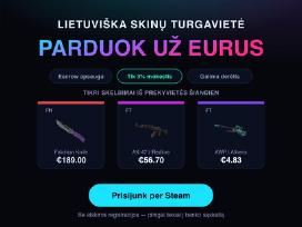 Cs2 / Rust skinų turgavietė Ltu pirk parduok