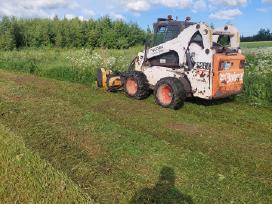 Tralo,ekskavatoriaus,bobcat nuoma Su Priedais