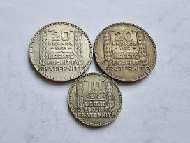 1930-1933 10 20 franku Prancuzija