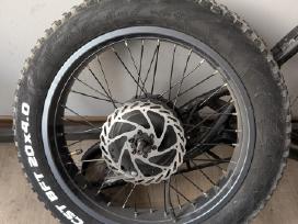 Ratas su varikliu +padanga fatbike dviračio 20x4