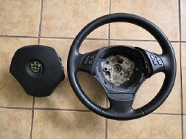 Bmw E90 daugiafunkcinis vairas su airbag