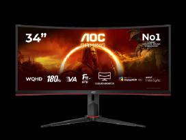Aoc Ultrawide Curved gaming monitor - Wqhd - 34 in