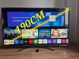75 inch 190cm smart LG 4k TV televizorius 2021m