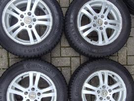 VW lieti ratai su žieminėm padangom R15