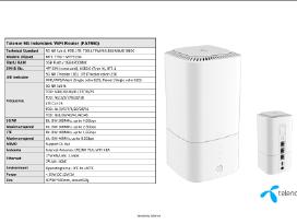 Telenor Fa7550 5G modemas