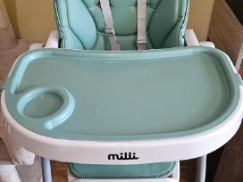 Naudota Milli Tasty maitinimo kėdutė, mėtų spalvos