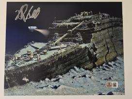 Sertifikuotas Titaniko atradėjo autografas
