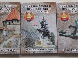 Spec.albumai 3vnt Padniestrės 1rub. monetom 2014-2
