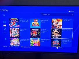 Sony Playstation 4 pro 1t. Versija 7216b, atrišta