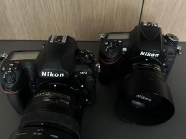Nikon d610 su Nikkor 85mm 1.8f ir 50mm 1.8