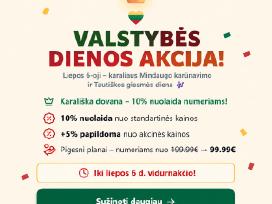 Gražūs telefono numeriai – 10.000 Nr, pigūs planai