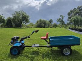 Benzininis motoblokas Gtm 620-3 18 Ag + Piekaba