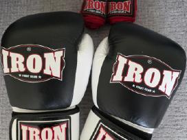 Bokso pirštinės Iron ir apsauginės juostos
