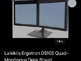 4 monitoriu stovas Ergotron Ds100 su monitoriais