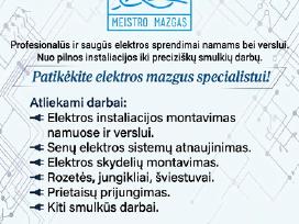 Elektriko paslaugos Vilniuje