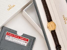 Originalus Auksinis Laikrodis 750 Omega