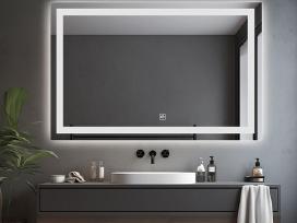 LED veidrodis 1 Touch jungikliu ir 3 spalvų