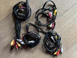 Rca kabeliai 5 vnt