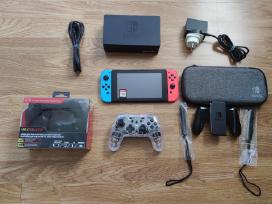 Nintendo Switch 32gb + vibrodžojstikas + Nba2k18