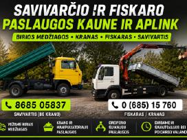 Juodžemis, žvyras, betonas, fiskaras, savivartis.