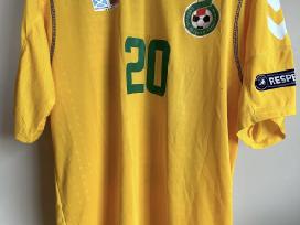 Lietuvos futbolo rinktines zaidybinisi marskinelia
