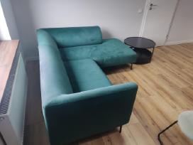 Sofa kampas geros būklės, be miegojimo dalies