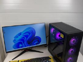Pc Komplektas Rx 6700xt Ryzen 5 5600x + 144hz Aoc