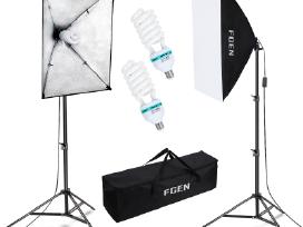 Softbox rinkinys 2x 135w stiprumo