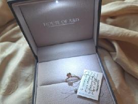 Aukso žiedas su briliantais (1,1ct)