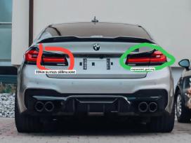 Bmw M5 F90 G30/g31 Lci likučiai