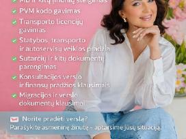 MB steigimas ir buhalterija nuo 100 €!