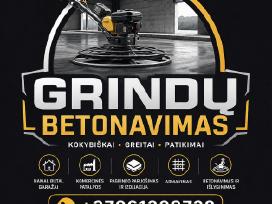 Kokybiškas Grindų Betonavimas Kaune Ir Kauno Rajon