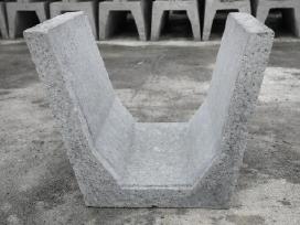 Betoninis latakas lietaus vandens U formos