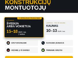 Ieškome Konstrukcijų Montuotojų