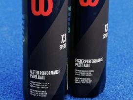 Nauji Wilson X3 padelio kamuoliukai, 10 dėžučių