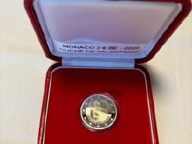 Naujausia 2026 Monaco 2eur moneta Duchy of Valenti