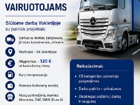 Darbas CE/c kategorijos vairuotojams