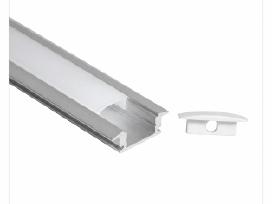 LED profilis su skaidriu sklaidytuvu, įleidžiamas
