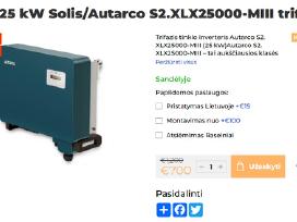 Saules inverteris 25 kw Solis