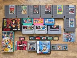 Nes, Snes, DS, N64, GB, Gba, Famicom žaidimai