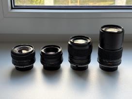 Minolta Mc/md objektyvų kolekcija
