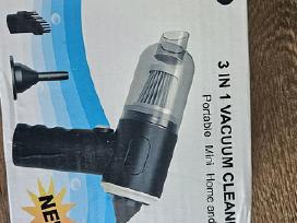 Naujas 3 in 1 mini belaidis dulkių siurblys automo
