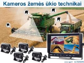 Kamerų komplektai žemės ūkio transportui